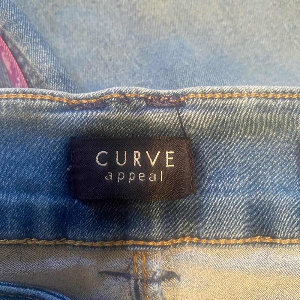 Curve Appeal High Rise Blue Jeans